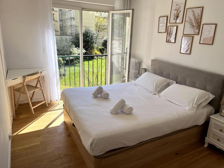 Superbe Appartement Avec Belle Vue Jardin Paris Ngoại thất bức ảnh